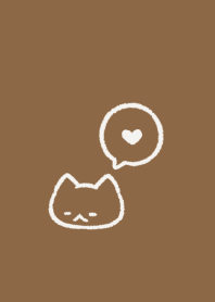だらだらねこ(brown01)