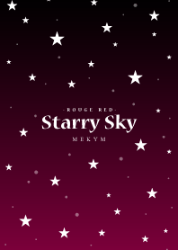 - Starry Sky Rouge Red -