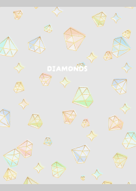 Diamond of Happiness on gray
