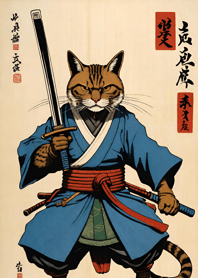 Ukiyo-e - samurai eC2A11