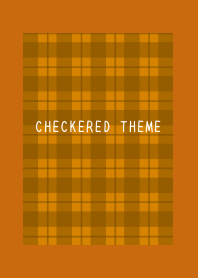 BROWN CHECKERED THEME-BROWN