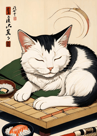 Ukiyo-e Meow Meow Cats 39fEa5