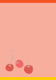 さくらんぼ日和1 赤と黄色