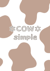Cow pattern [Brown]*