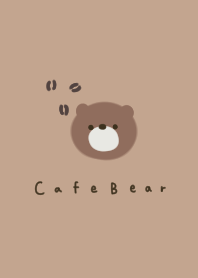Cafe mocha color and bear.