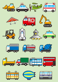 Various vehicles