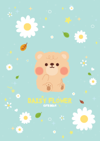 Teddy Bear Daisy Flower Mint