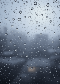 Rain through the window / Black ver.