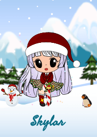 Skylar snowy girl