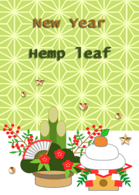 New Year<Hemp leaf>