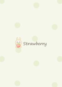 Small Rabbit and Ichigo -green- dot