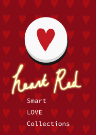 Smart Heart 13 red [button style]