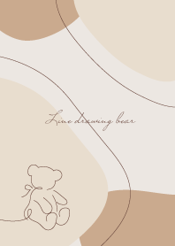 Line drawing bear_08