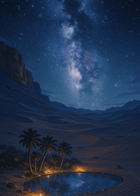 Desert Oasis Star Mirage