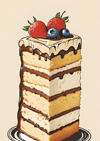 Fluffy Cake Birthday qBX2i