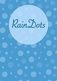 Rain Dots (Ocean blue)
