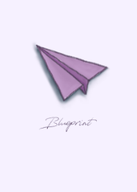 Blueprint: Paper Airplane (Lilac ver2.)