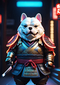 Samurai Anjing Ukiyo-e 2
