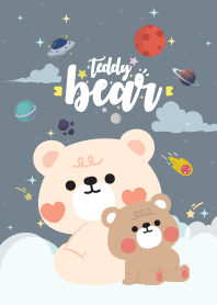 Teddy Bear Baby Galaxy Gray