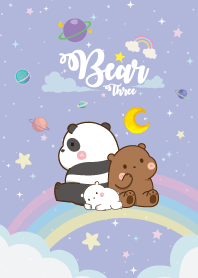 หมีสามตัว รุ้งสีม่วง