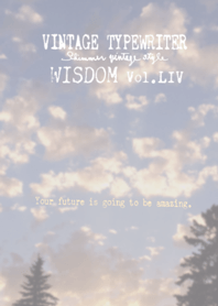 VINTAGE TYPEWRITER WISDOM Vol.LIV