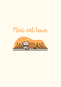 Mini cat town Sunset Time