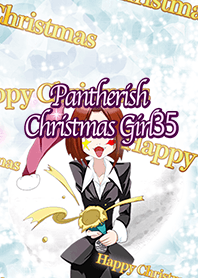 Pantherish Christmas Girl35