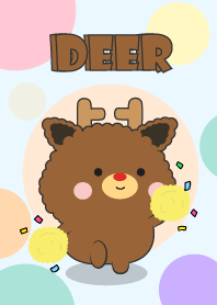 Color Cute Deer  FuFu Theme