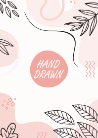 Hand Drawn Floral Sea Pink