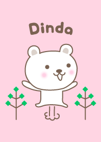 O tema bonito do urso para Dinda