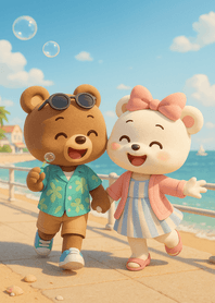 Sunny Seaside Stroll Delight