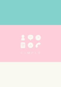 SIMPLE(pink green)V.241b #pop
