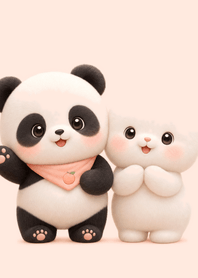 熊貓兔蜜桃牛奶