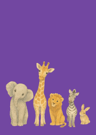 Why Why Animals purple