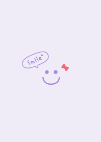 微笑 色帶 *紫色*