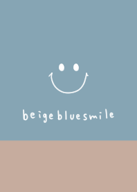 Blue beige and beige + smile