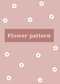 flower pattern#pink beige