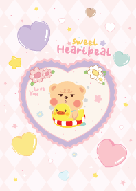 ลูกหมีตัวอ้วน หัวใจดุ๊กดิ๊กหวานใจ