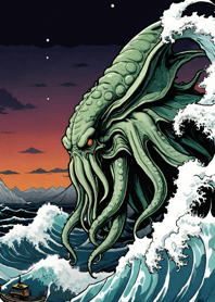 Ukiyo-e Cthulhu 110