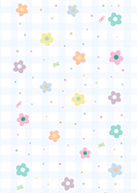 Simple colorful flowers 1 (Pp)