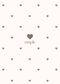 Tiny Heart (D) -  Beige 18