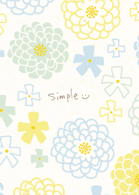 three colored round flowers23 from Japan