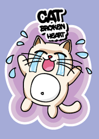 cat broken heart