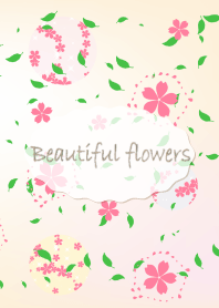 Beautiful flowers (cherry blossoms)