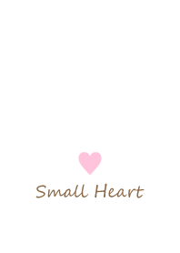 Small Heart *PINK+BROWN 2*
