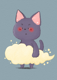 筋斗雲に乗りたいねこ