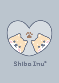 柴犬肉球[くすみブルー]