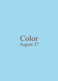Color August 27