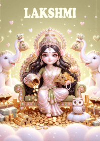 Lakshmi: abundance of money. 6JP