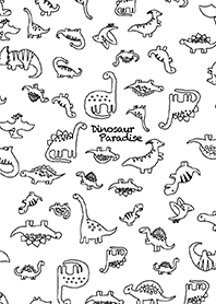 Dinosaur Paradise 03 White (JP)